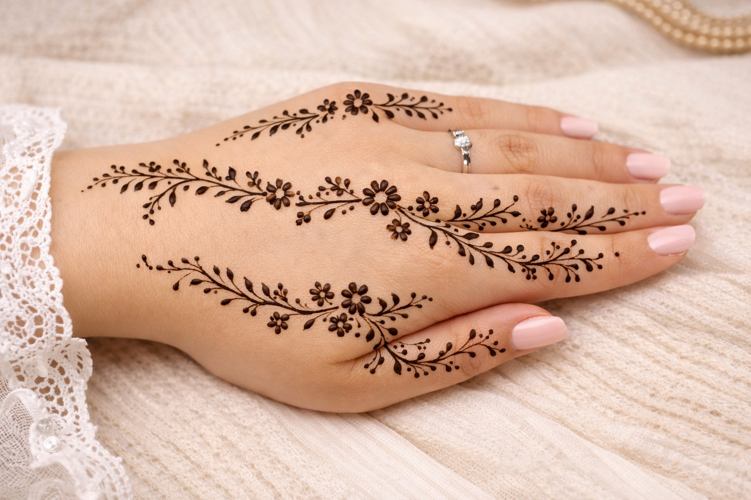 Back Hand Mehndi Designs 1